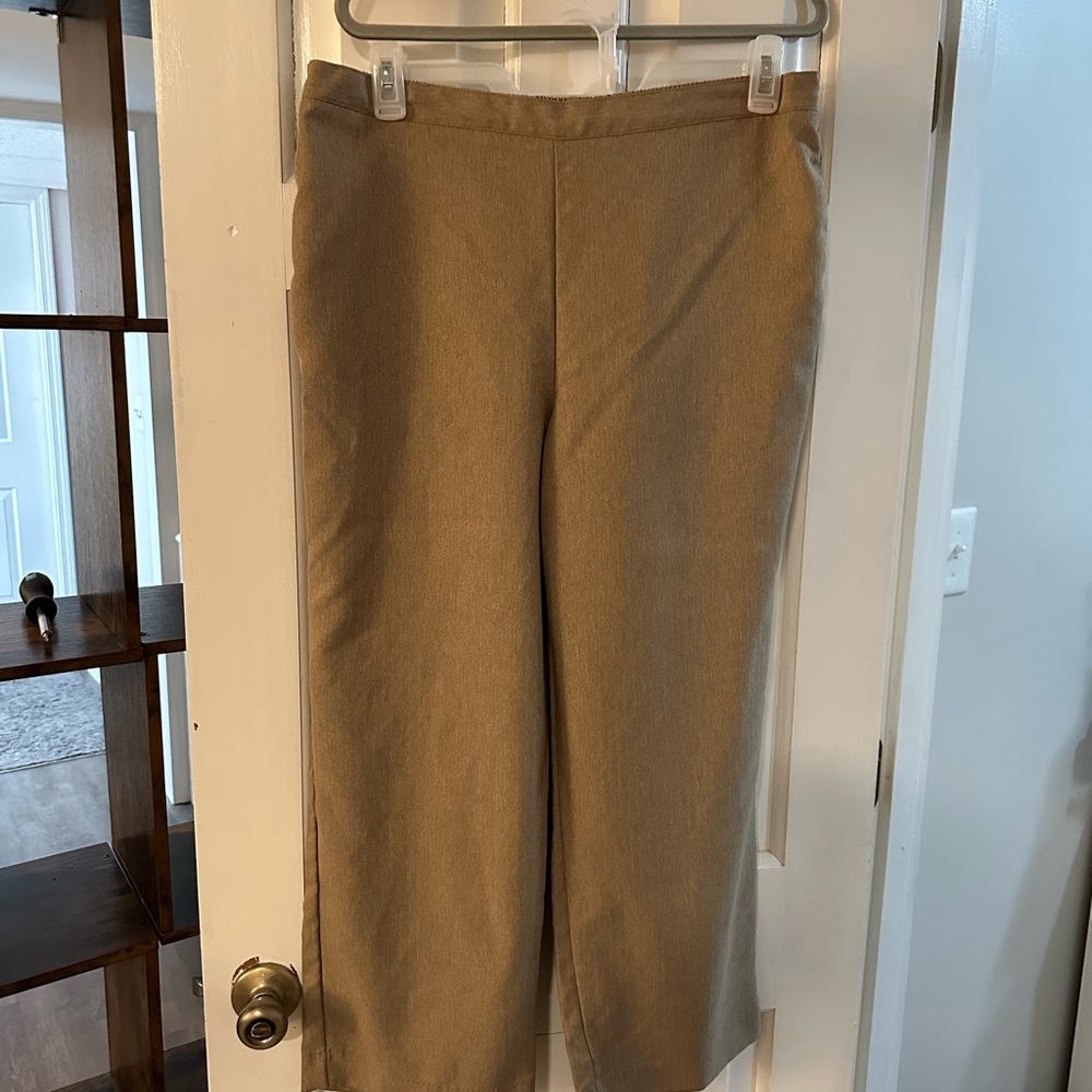 Alfred Dunner Tan Women's Trousers